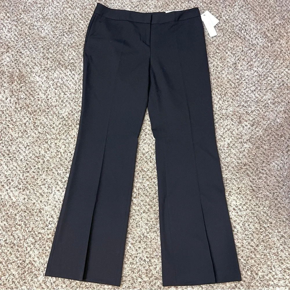 NWT LAUNDRY BY SHELLI SEGAL THE HAILEE MODERN FIT FLARE Black dress pant 12